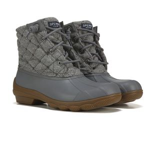 SPERRY ~ WOMENS SYREN GULF DUCK BOOT - GREY